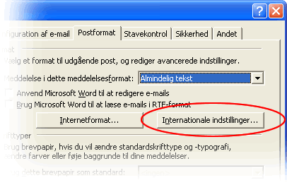 Outlook XP Dansk - Sende tekst